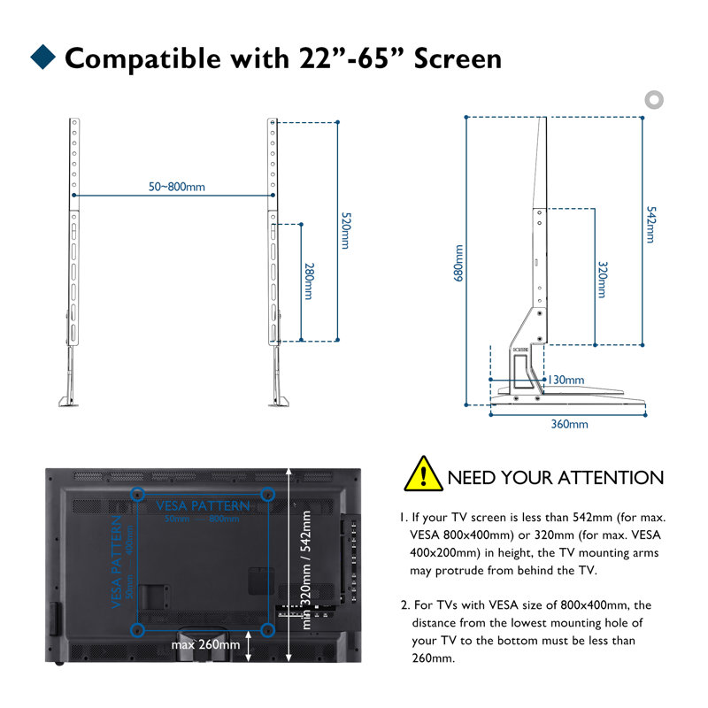 Unfinished TV Stand for TVs up to 24"