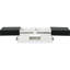 Multifunctional Combination Coffee Table Modern Living Room Storage Table With Drawer, Black And White