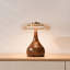 Lampe de table moderne en bois massif Sienna