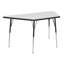 Table d'activité trapézoïdale effaçable à sec avec pieds réglables-120150982-99093465-99093467