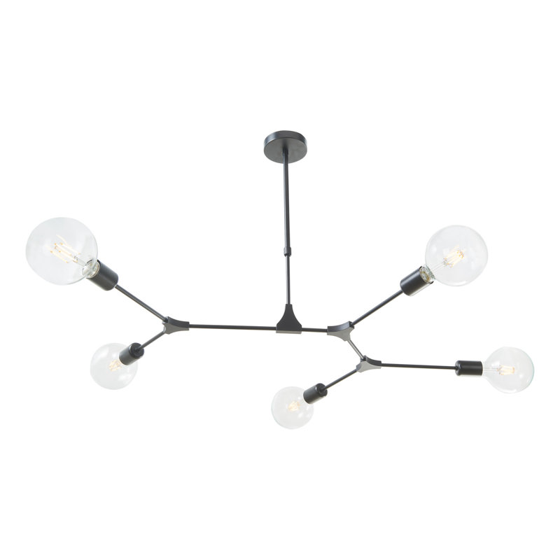 Aristes 5 - Light Satin Black Pendant