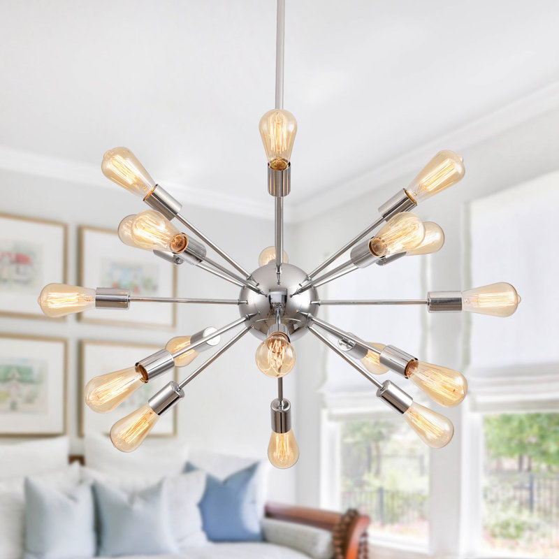 Lustre sphérique spoutnik 18 lumières Kaspar