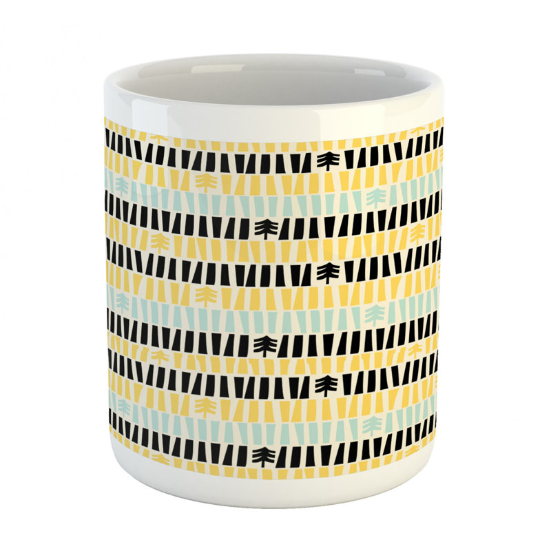Grande tasse à café mid-century