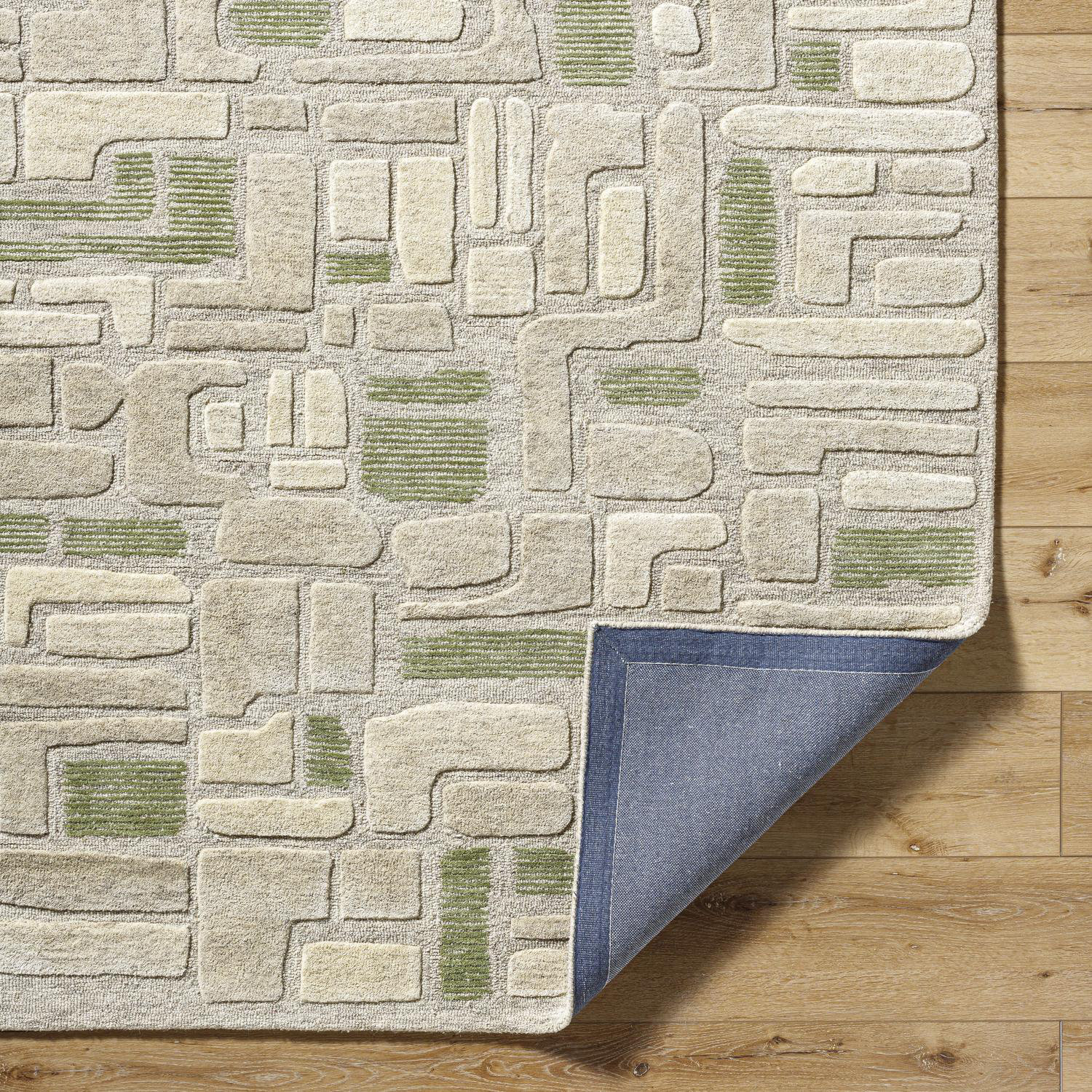 Liborius Hand-Tufted Geometric Rug, Rectangle 2' x 3'