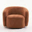 Fauteuil demi-tonneau pivotant rembourré Munehito-986386223