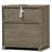 Sculptural Curved Drawer Two-drawer Nightstands Open Shelf Built-in Outlets USB Type-C Charging Station-1296806514-1283965172
