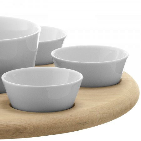 Paddle Porcelain Serving Bowl