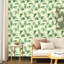 Papier peint adhésif tropical à feuilles tropicales - Vinyle autocollant imperméable amovible avec motif de jungle botanique