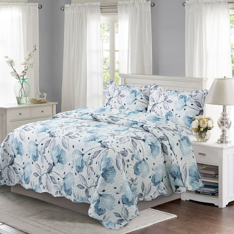 Ensemble de courtepointe 2 pièces Marina Soft Home, Courtepointe simple + 1 taie d'oreiller