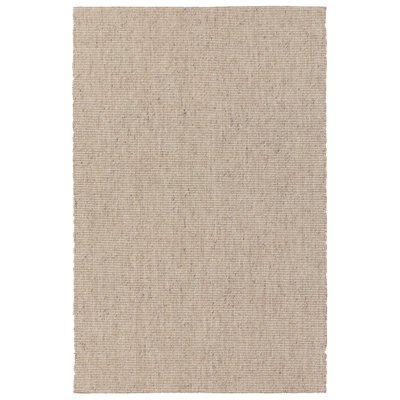 Hakkback Maddock Handwoven Solid Natural Area Rug