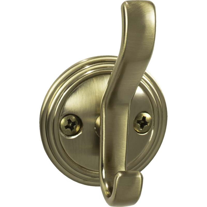 Reeded Wall Hooks, Honey Bronze