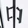 35'' W 72'' H Framed Square Double Slide Shower Enclosure