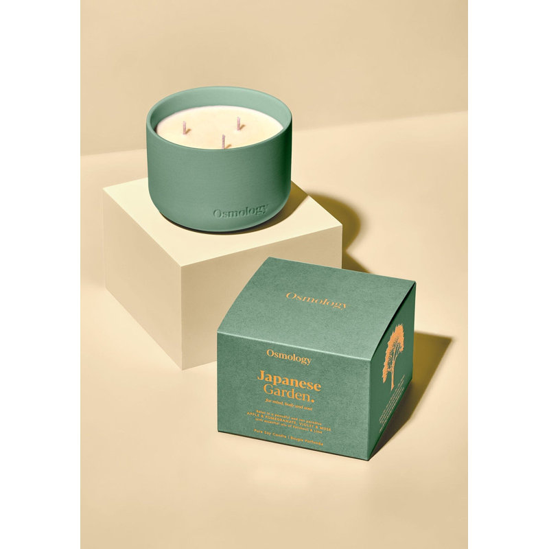 Bougie parfumée pour jardin japonais