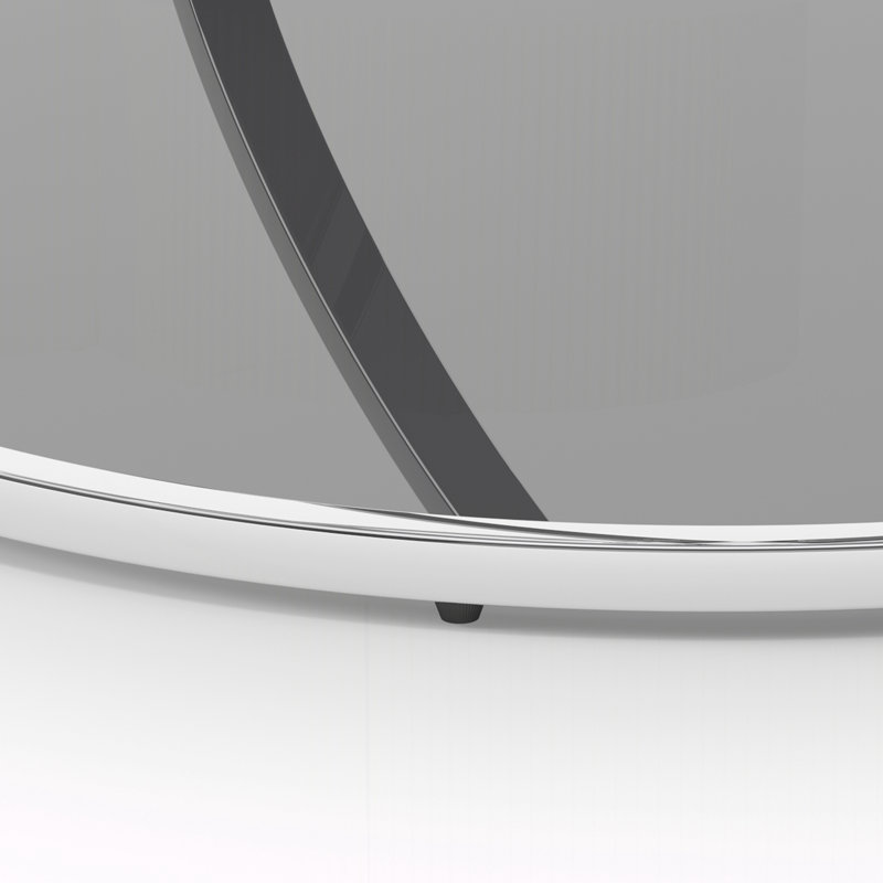 Table basse 31,50 po, Argent, Gris