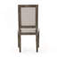 Chaise rembourrée à dossier haut Traditional pour salle à manger, restaurant (ensemble de 2)-675581147
