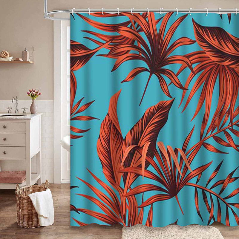 Rideau de douche Tropical, L 72 po x l 84 po