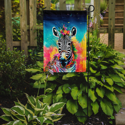 Drapeau de jardin zippé hippie