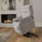 Plush Fabric Power Lift Chair In Lucie Dove
