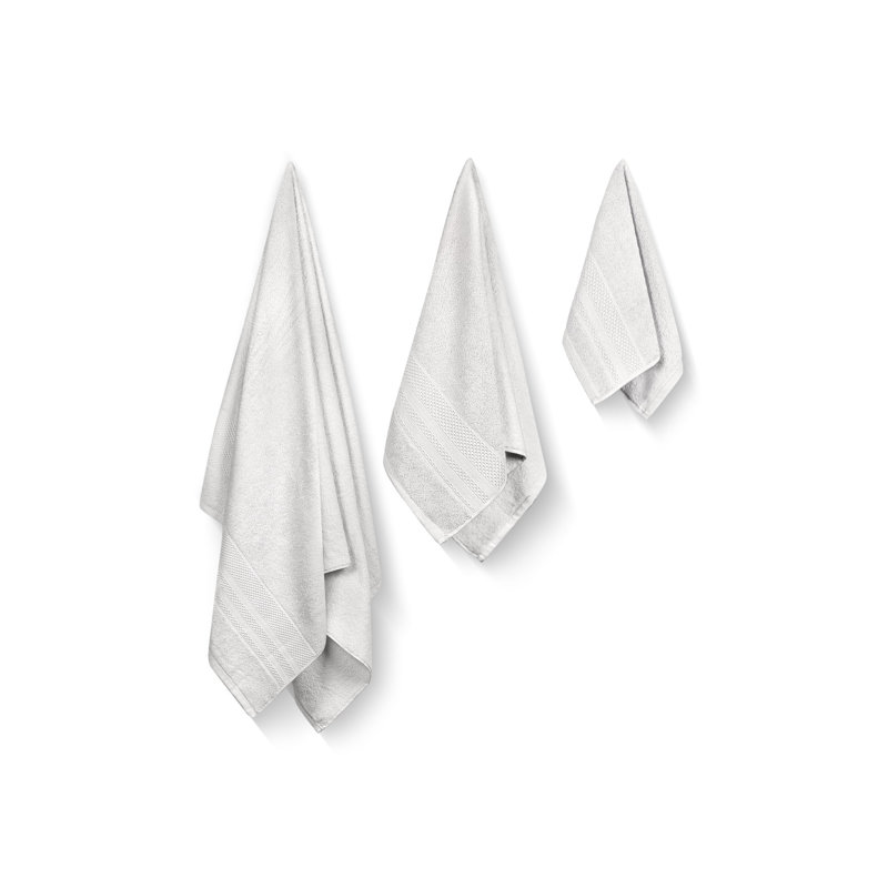 Luxurious 3-Piece Towel Set, 100% Cotton, Cream Color | Includes 1 Bath Towel (35.4 x 59.1 in), 1 Hand Towel (19.7 x 35.4 in), 1 Wash Towel (11.8 x 19.7 in) | 450 GSM, Soft & Absorbent, Perfect for Home & Spa Use