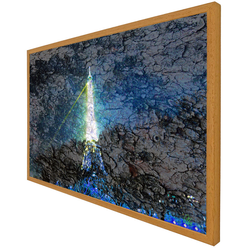 Single Picture Frame Print, 51cm H x 76cm W x 4cm D, Oak