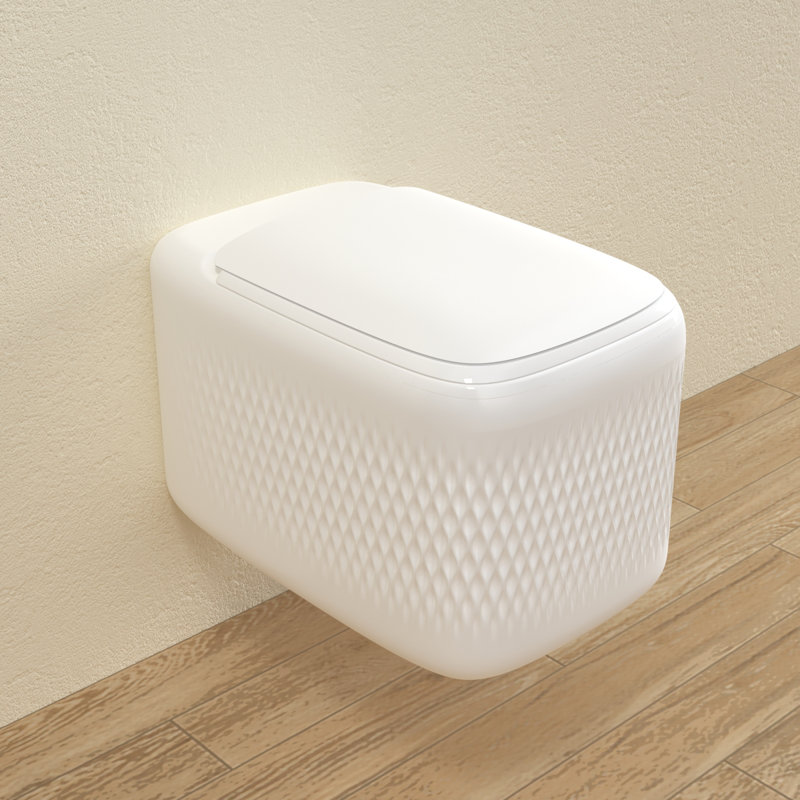 New Age Rimless Wall-Hung Toilet - 54cm, Gloss White