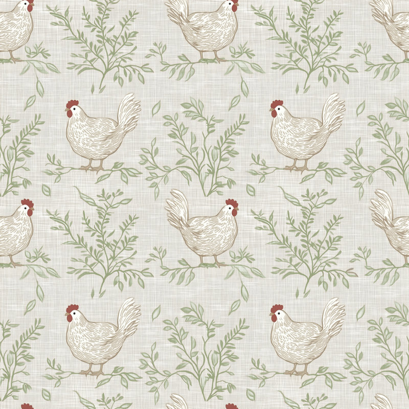 Papier peint adhésif Cluckham Toile