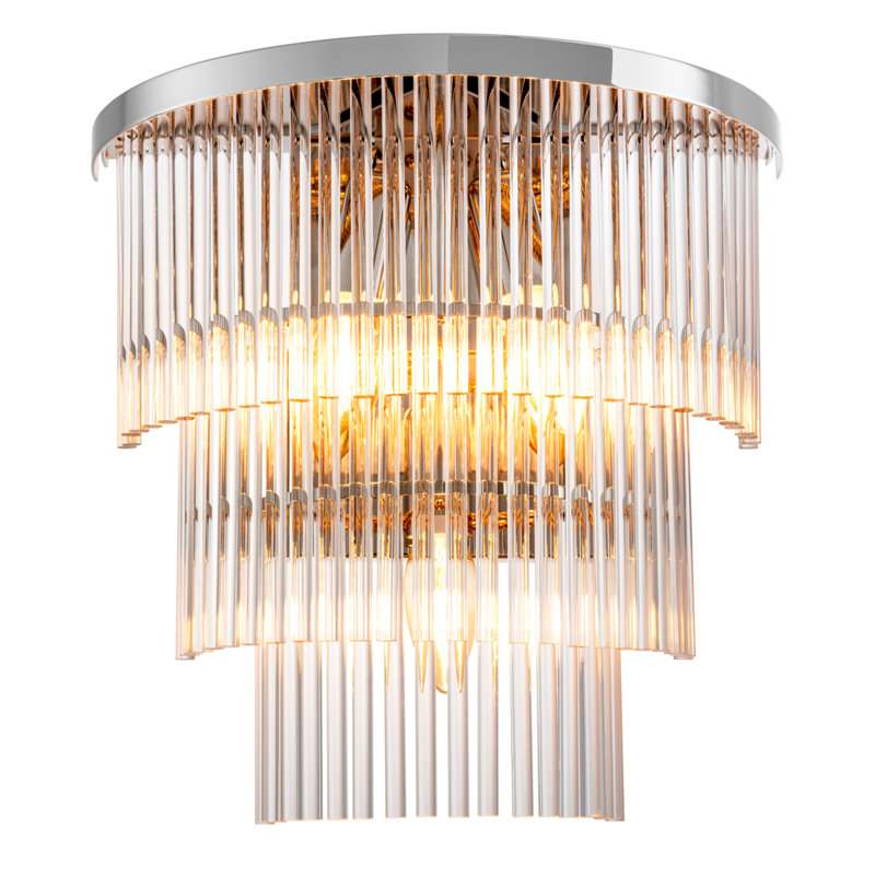 East Flush Mounted Sconce, Black