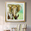 Painterly Elephant - reproduction d'art sur papier encadrée-1702407088-1702407089