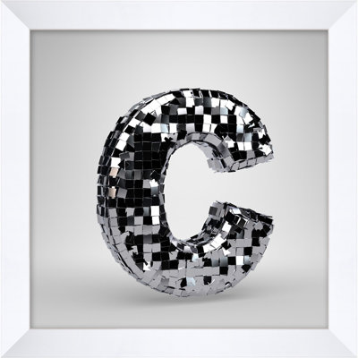 Disco Letter C Print by Mat Sanders