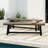 Acacia Outdoor Bench,Sandblast Gray Finish And Black,Set Of 2-359240540