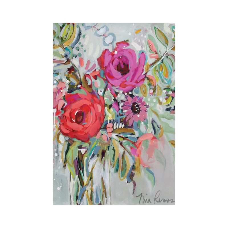 Blooming In Sunshine I by Nina Ramos - Wrapped Canvas Gallery-Wrapped Canvas Giclée, 152.5 cm H x 101.5 cm W