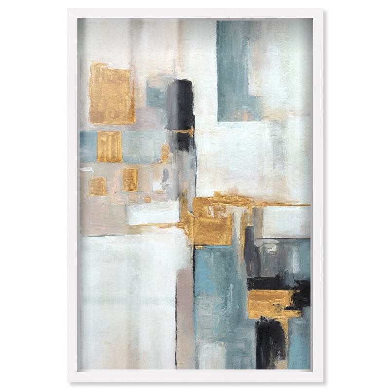 «Misted Reflections - Ira Colmeva Shadowbox», reproduction surdimensionnée par Art Remedy, cadre blanc, 48 x 72