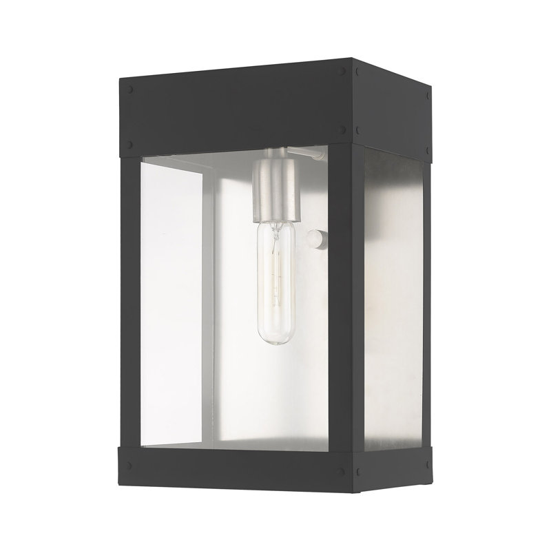 Throncliffe Wall Light, 13" H x 8.25" W x 6.75" D, Scandinavian Gray