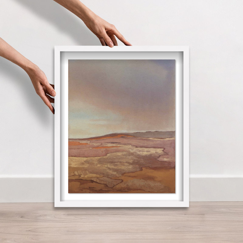 Collected View II Shadowbox Abstract Print by Oliver Gal, Black Frame, 16 x 20, 31.5"H x 37.5"W, White Shadowbox