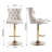 Aimili Swivel Upholstered Adjustable Height Counter Stool with Solid Wood Frame-1813572088