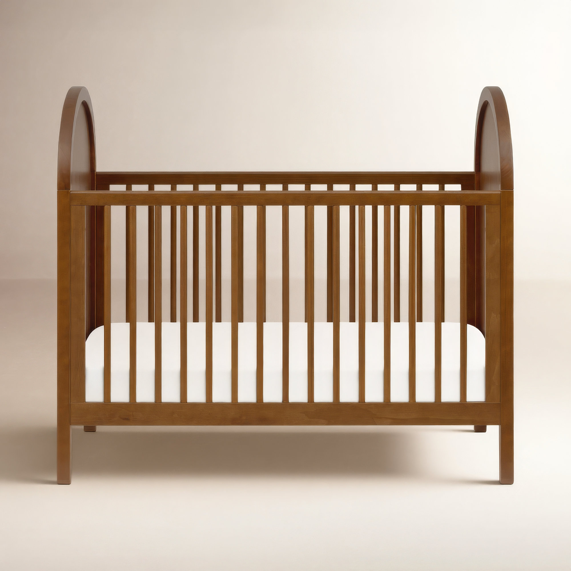 Bondi Cane 3-in-1 Convertible Crib with Toddler Bed Conversion Kit, Black/Natural