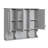 35'' X 28'' Wall Mounted Bathroom Medicine Cabinet, Modern Bathroom Wall Cabinet With Mirror,  Mirror Cabinet With Open Shelves-467296491