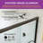 56"- 60" W x 76" H Double Sliding Semi-Frameless Shower Door with 5/16" Clear Tempered Glass-97793630