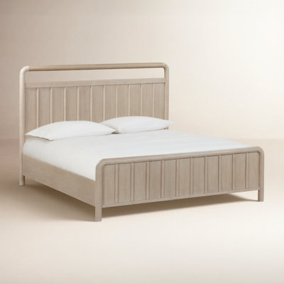 Honey Solid Wood Bed
