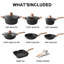 20 - Piece Non-Stick Aluminum Cookware Set