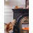 French retro fake flame birdcage heating fireplace-1711057667