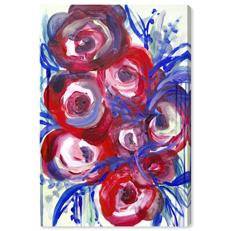 «Patriotic Bouquet», reproduction sur toile tendue, H 30 po x l 20 po x P 0,8 po