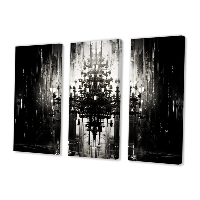 Ensemble d'art mural Bilel, Toile tendue, H 40 po x l 60 po x P 1 po