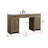 Cooper 60'' Single Bathroom Vanity with Engineered Marble Top-93548968