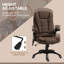 Fauteuil de bureau massant avec vibrations à 6 points-1680748926