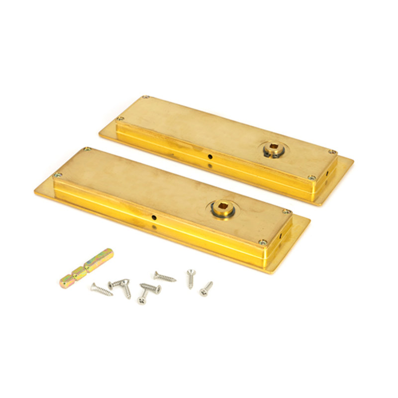 Door Accessory, Polished Brass, 17.5cm H x 6cm W x 1.3cm D
