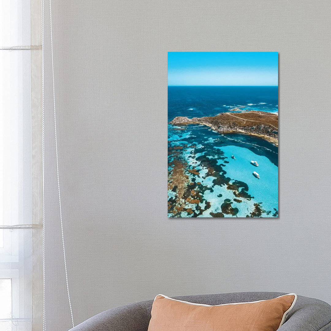 Turquoise Bay Rottnest Island by James Vodicka - Wrapped Canvas Gallery-Wrapped Canvas Giclée