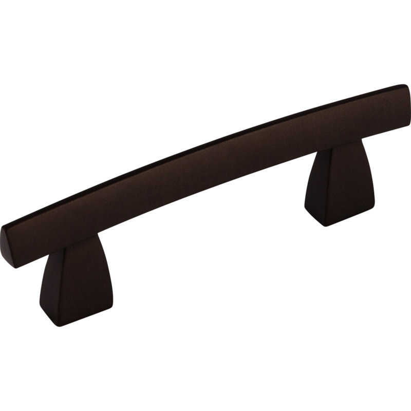Arched Bar Pull, Oiled Rubbed Bronze, 3" Center to Center