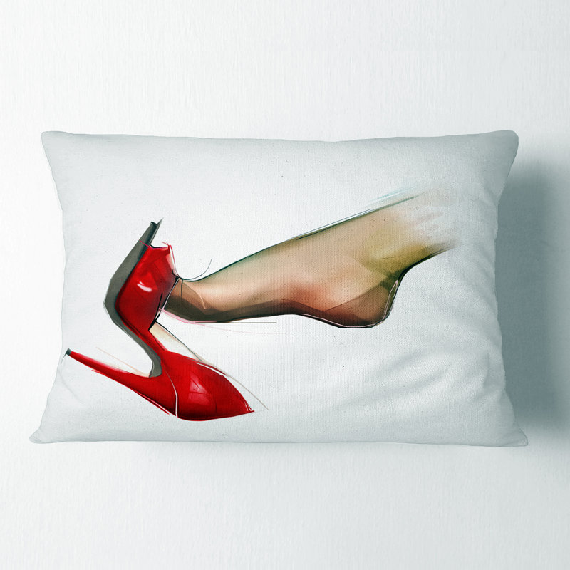 Coussin lombaire à patins haut de porte de pied portrait