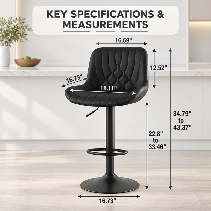 Outdoor 33.46 " H Patio Stool